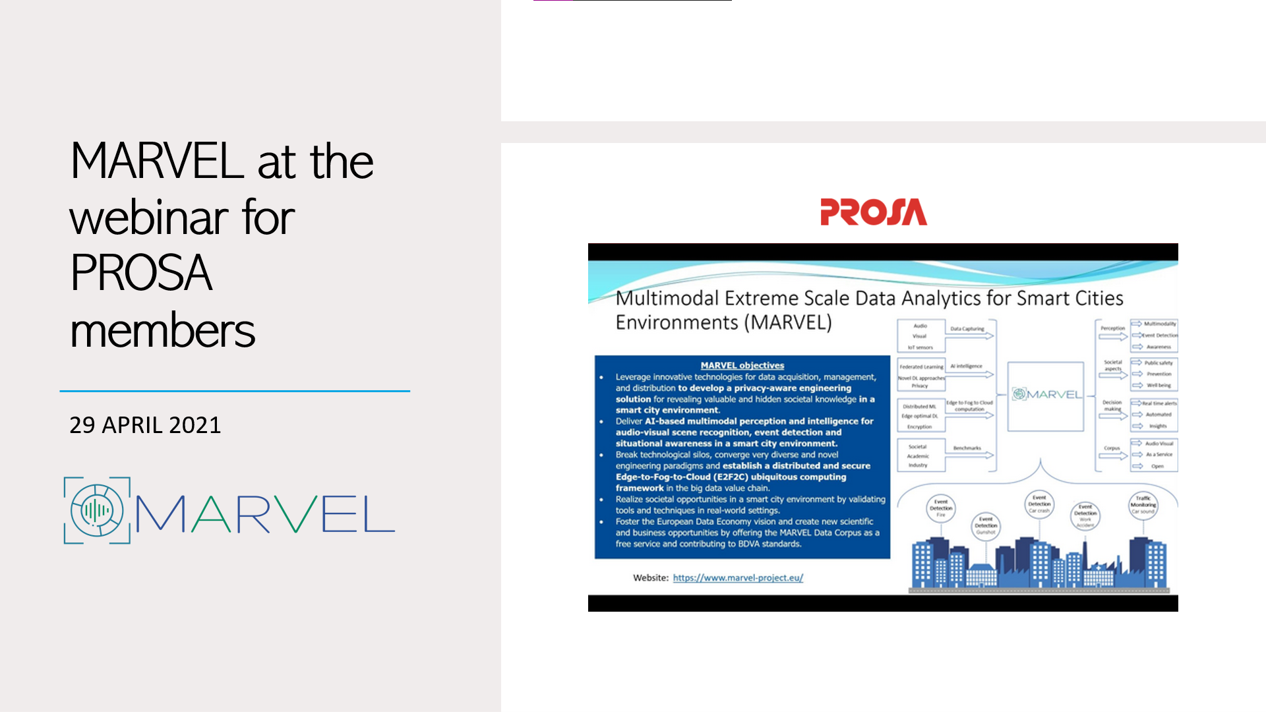 Read more about the article MARVEL at the webinar for PROSA members
