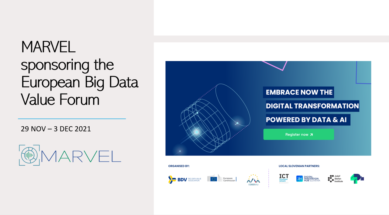 MARVEL sponsoring the European Big Data Value Forum
