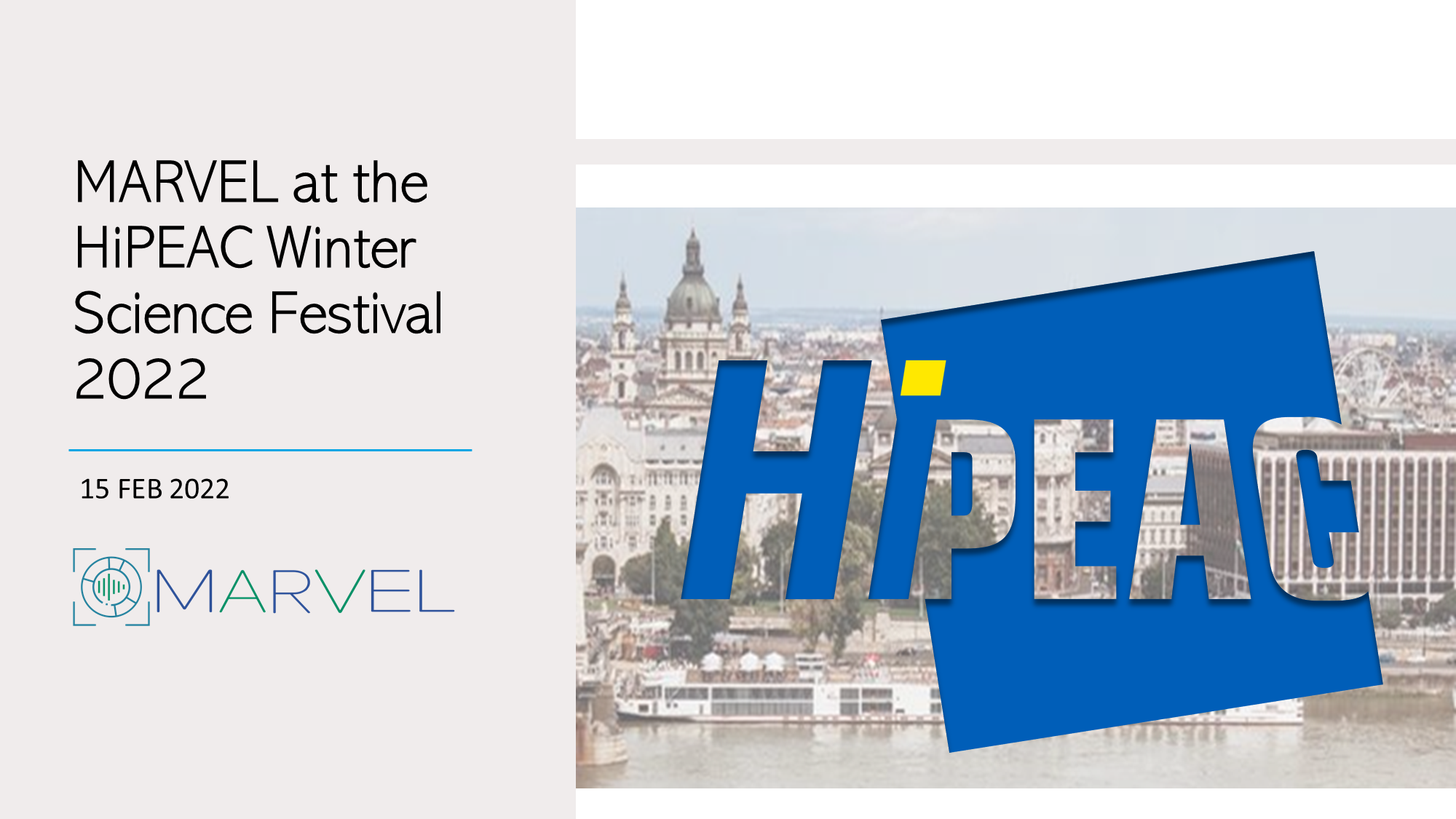 Read more about the article MARVEL at the HiPEAC Winter Science Festival 2022