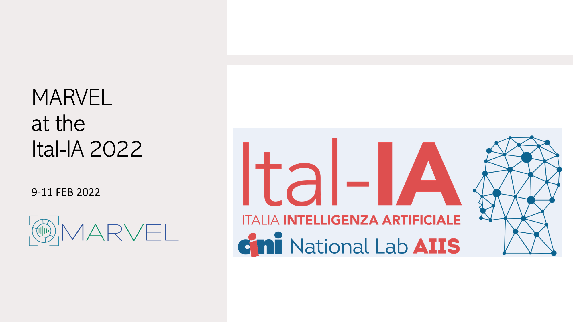 Read more about the article MARVEL at the Ital-IA 2022