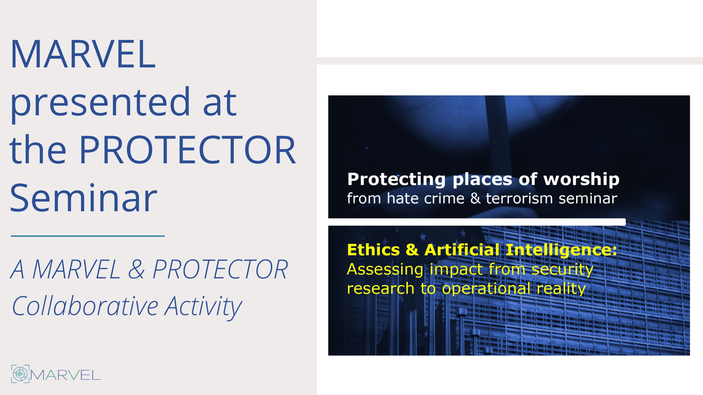 Read more about the article MARVEL at the PROTECTOR clustering workshop